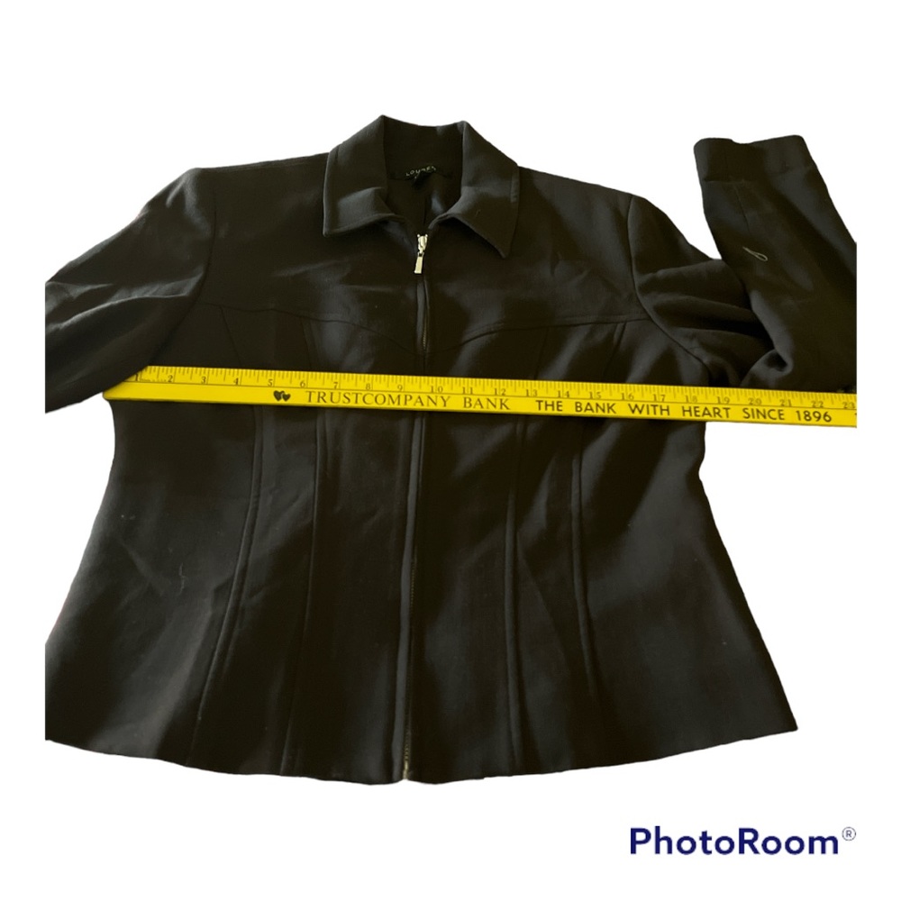 Louben brown wool jacket size 8 - Picture 5 of 11